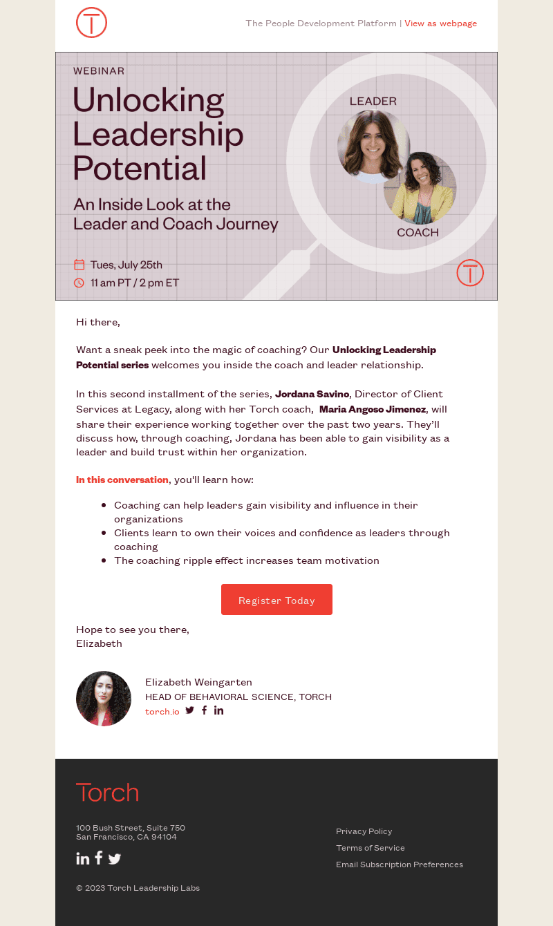 [WEBINAR] Gaining visibility and influence as a leader