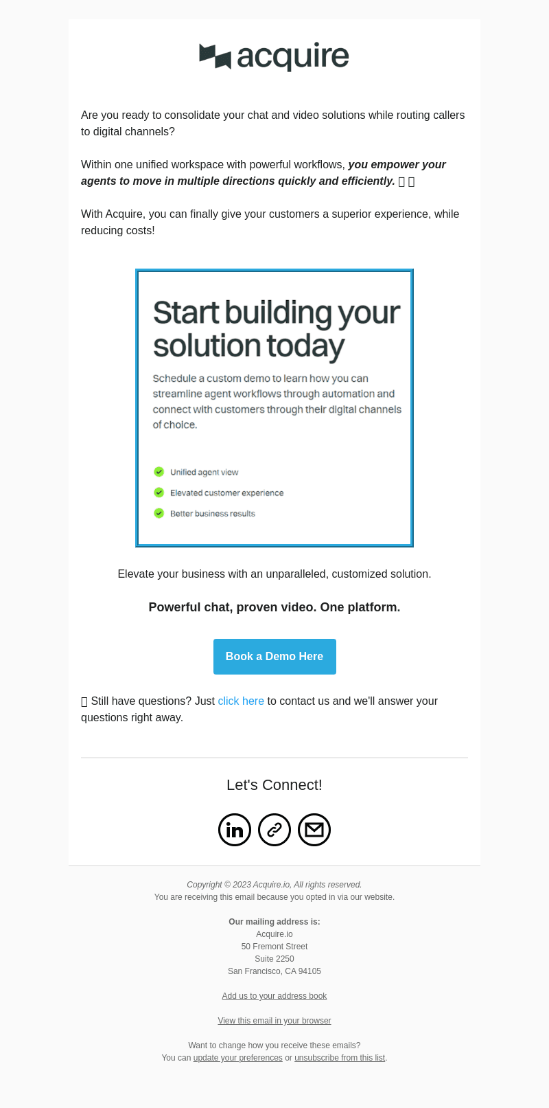 Elevate your business with Acquire 🚀