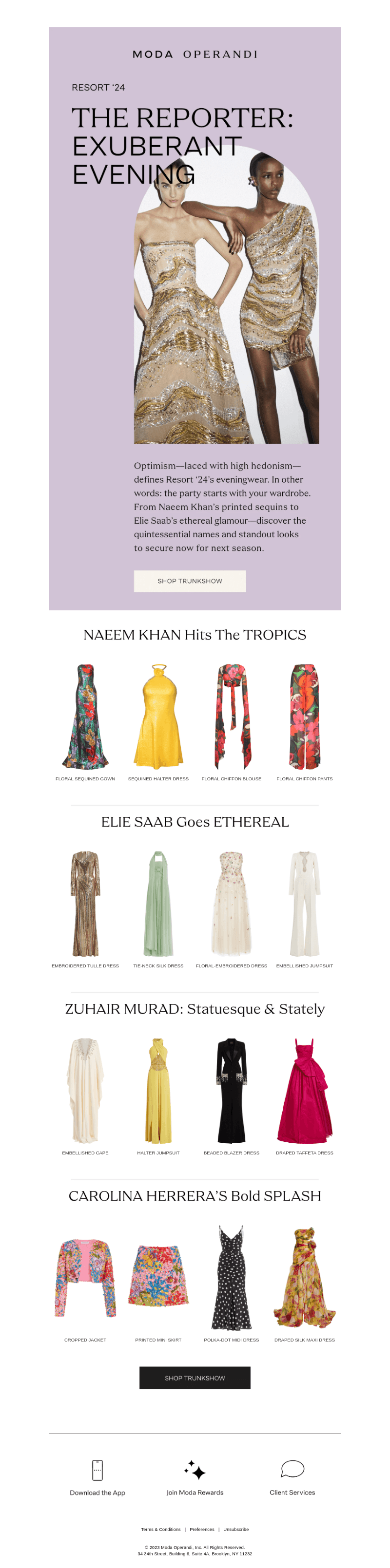 The gowns that bring the party