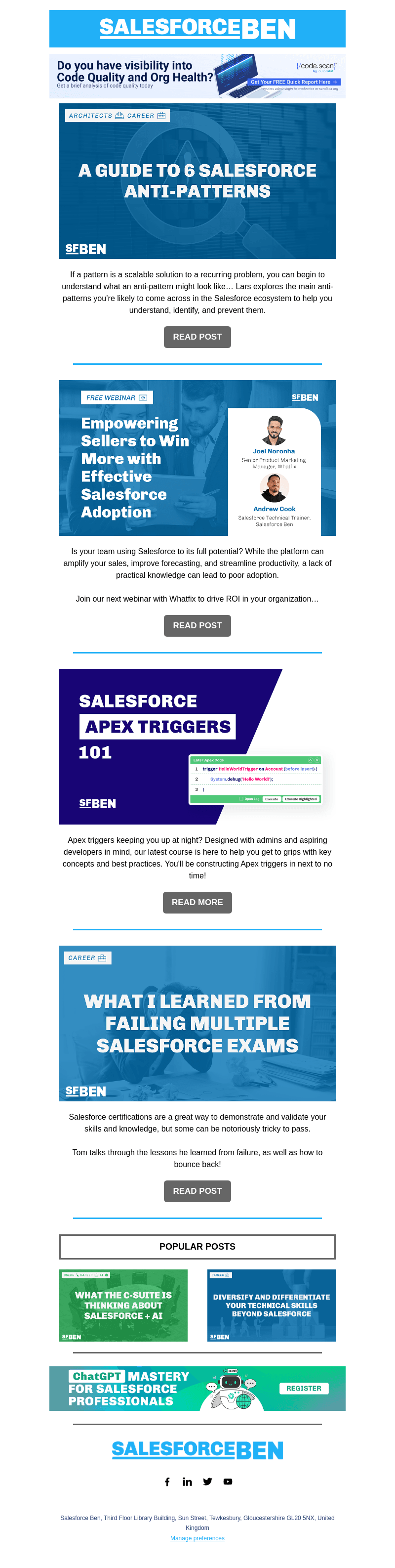 6 Salesforce Anti-Patterns 👉 Apex Triggers Course Available Now
