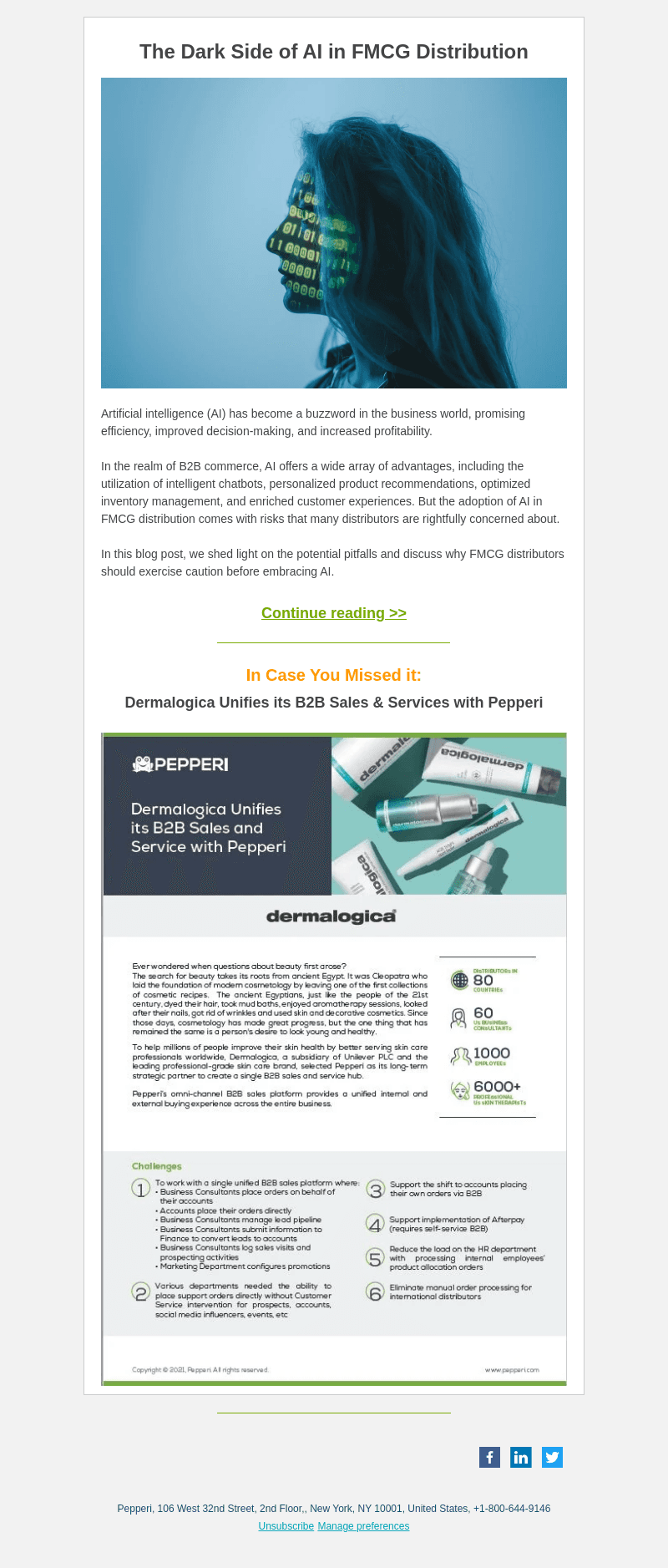 Pepperi email from Wed, Jul 12, 2023