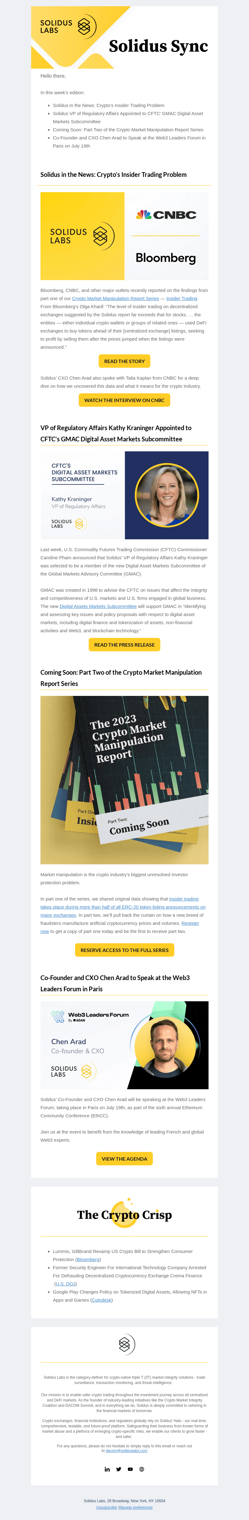 Crypto’s Insider Trading Problem In the News