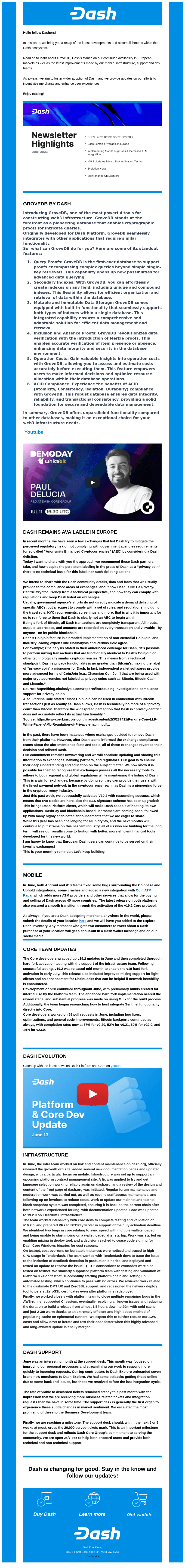 June DASH Newsletter