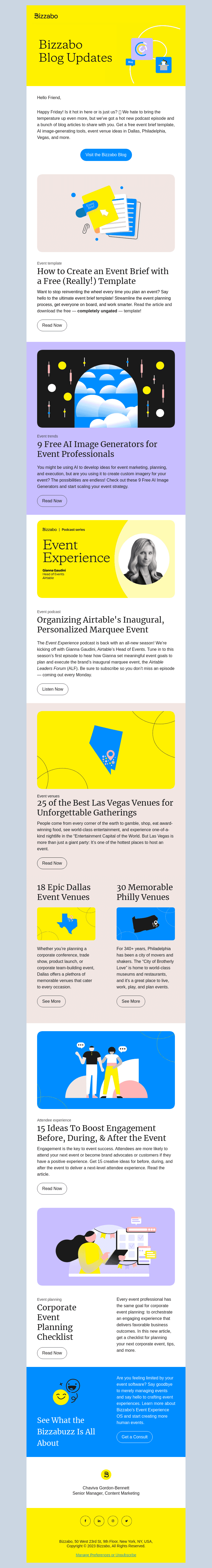 Bizzabo email from Fri, Jul 14, 2023