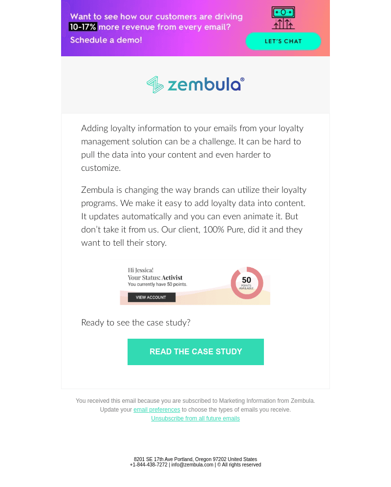 Zembula email from Tue, Jul 18, 2023