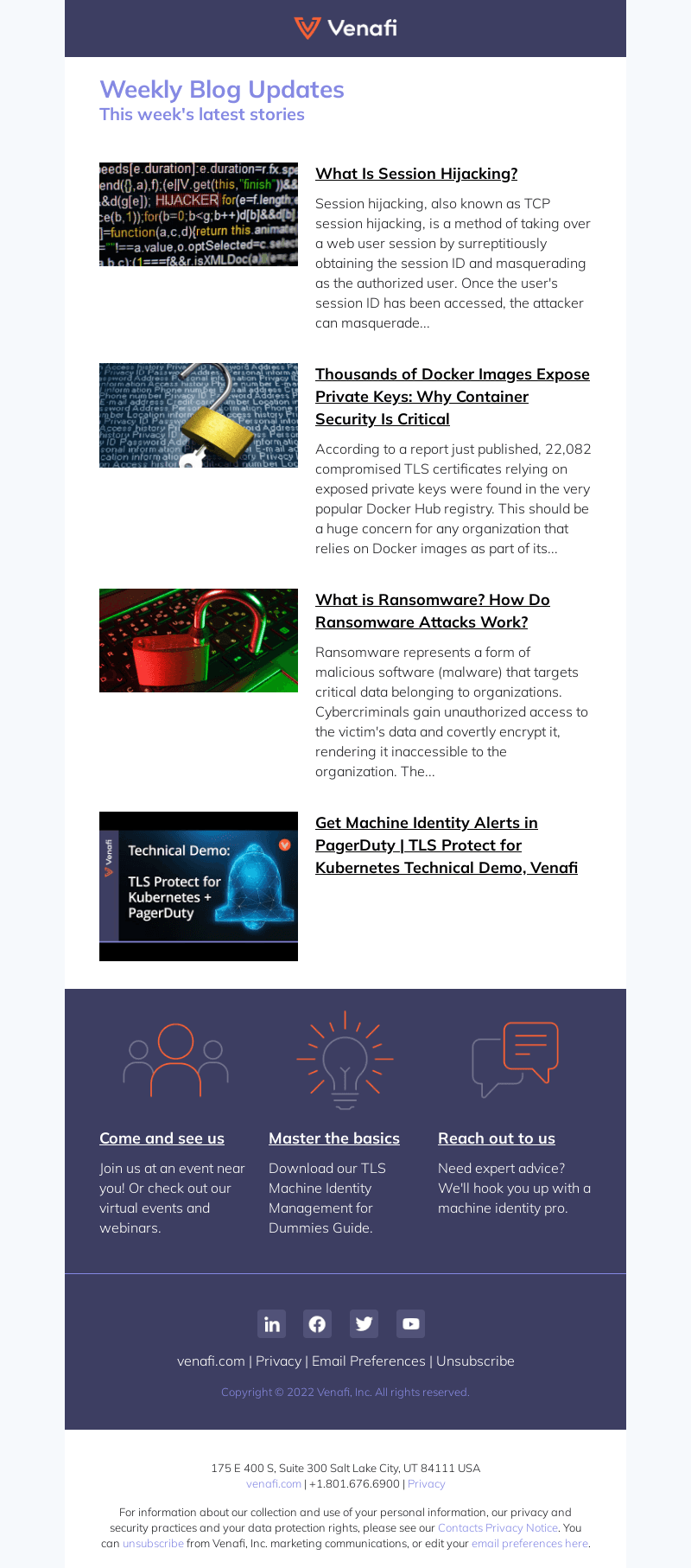 Venafi's Weekly Blog Digest: What Is Session Hijacking?