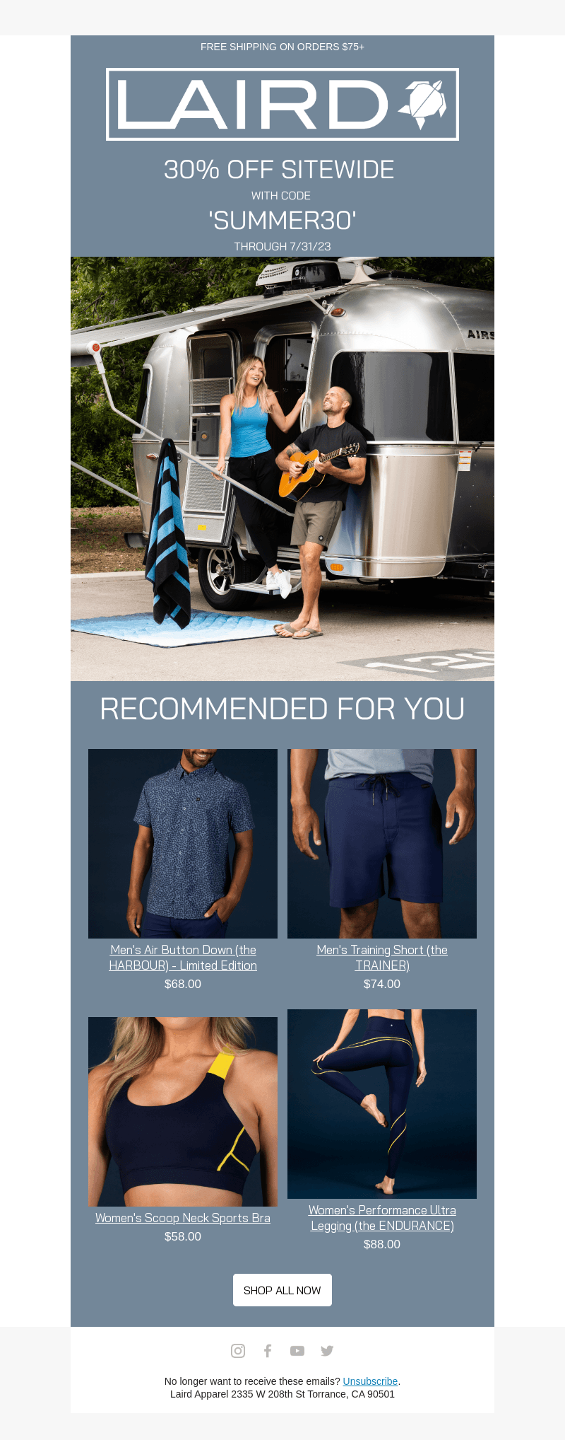 30% Off Mid-Summer Sale