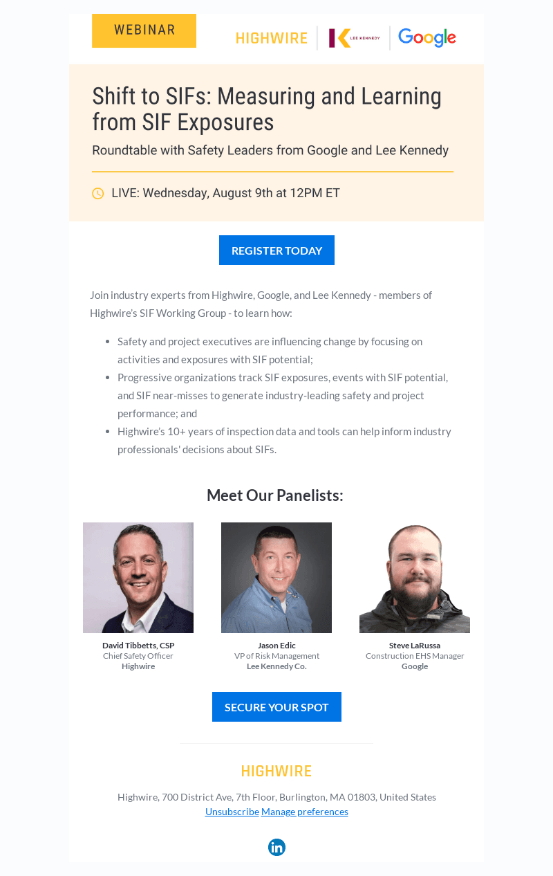 WEBINAR: Tracking SIF Exposures