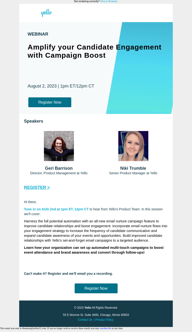 [Register Today] Using Automated Email Flows for Improved Candidate Relationships