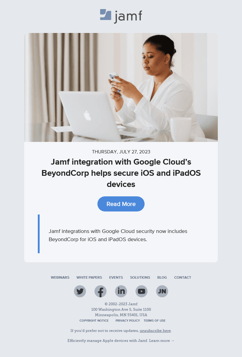 Your Jamf blog summary