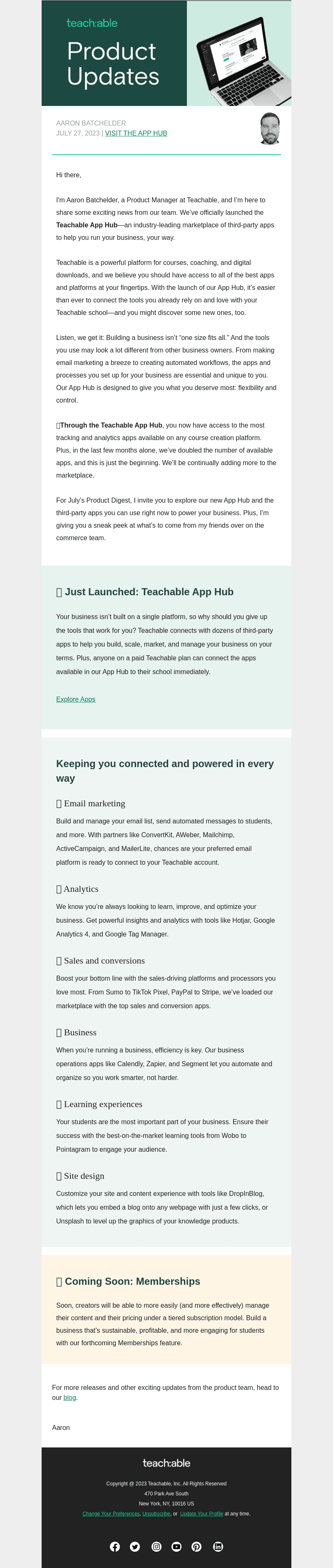 Powerful business apps, in one place.