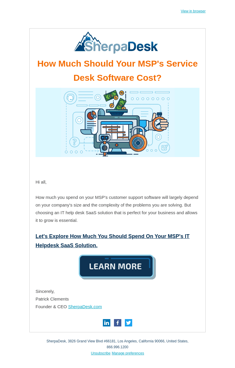How Much Should Your MSP's Service Desk Software Cost?