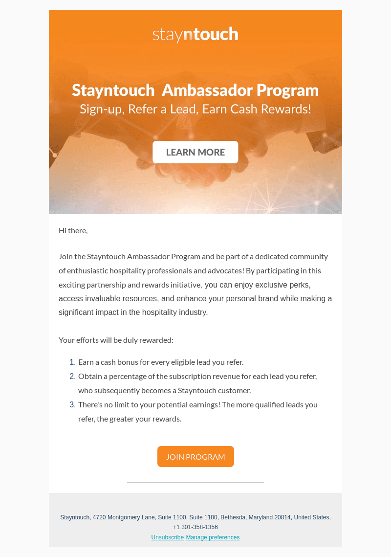 StayNTouch email from Tue, Aug 1, 2023
