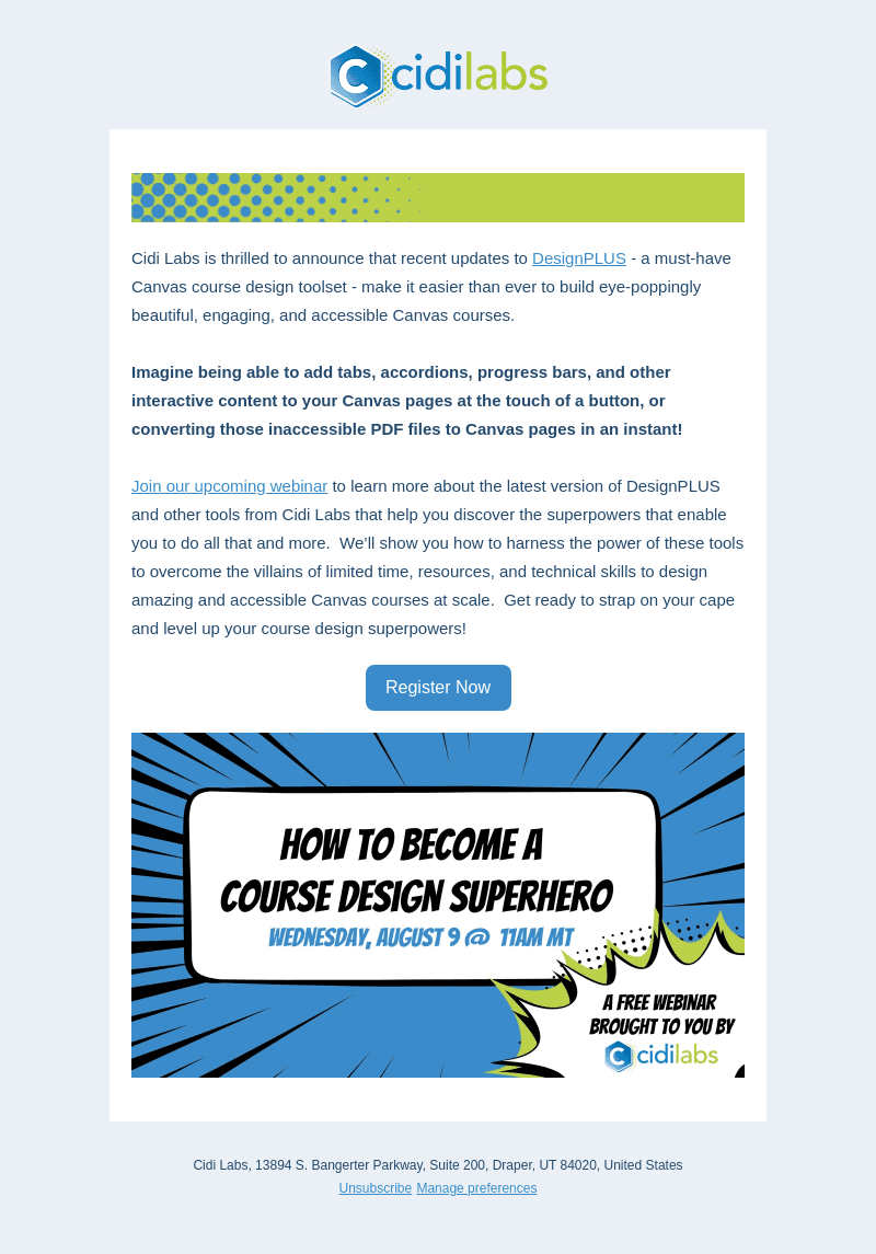 How to become a course design superhero