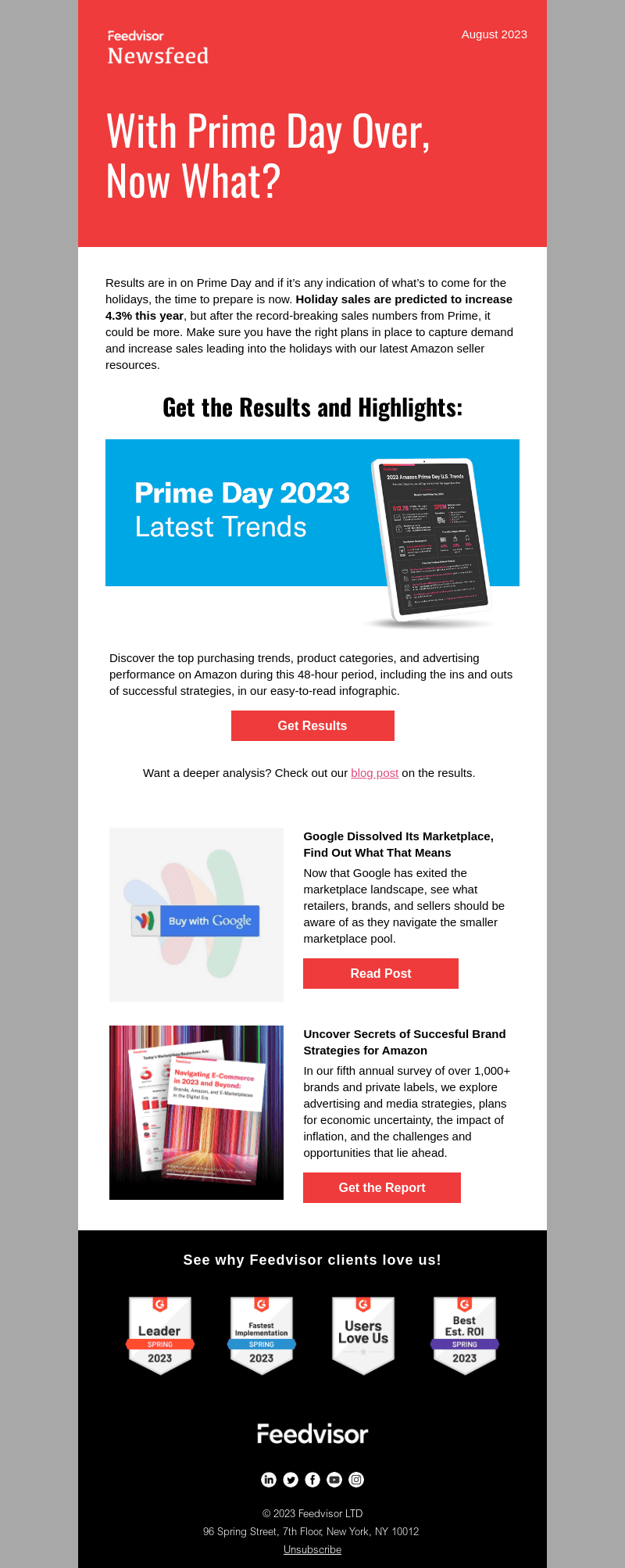 Leverage Prime Day Results for Holiday Strategies