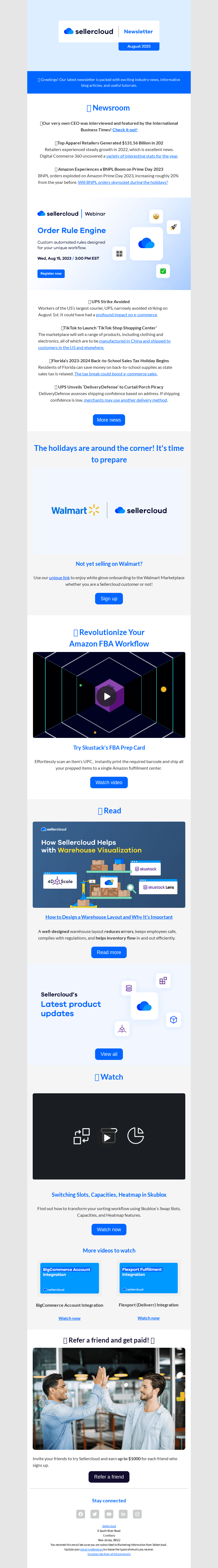 SellerCloud email from Fri, Aug 4, 2023