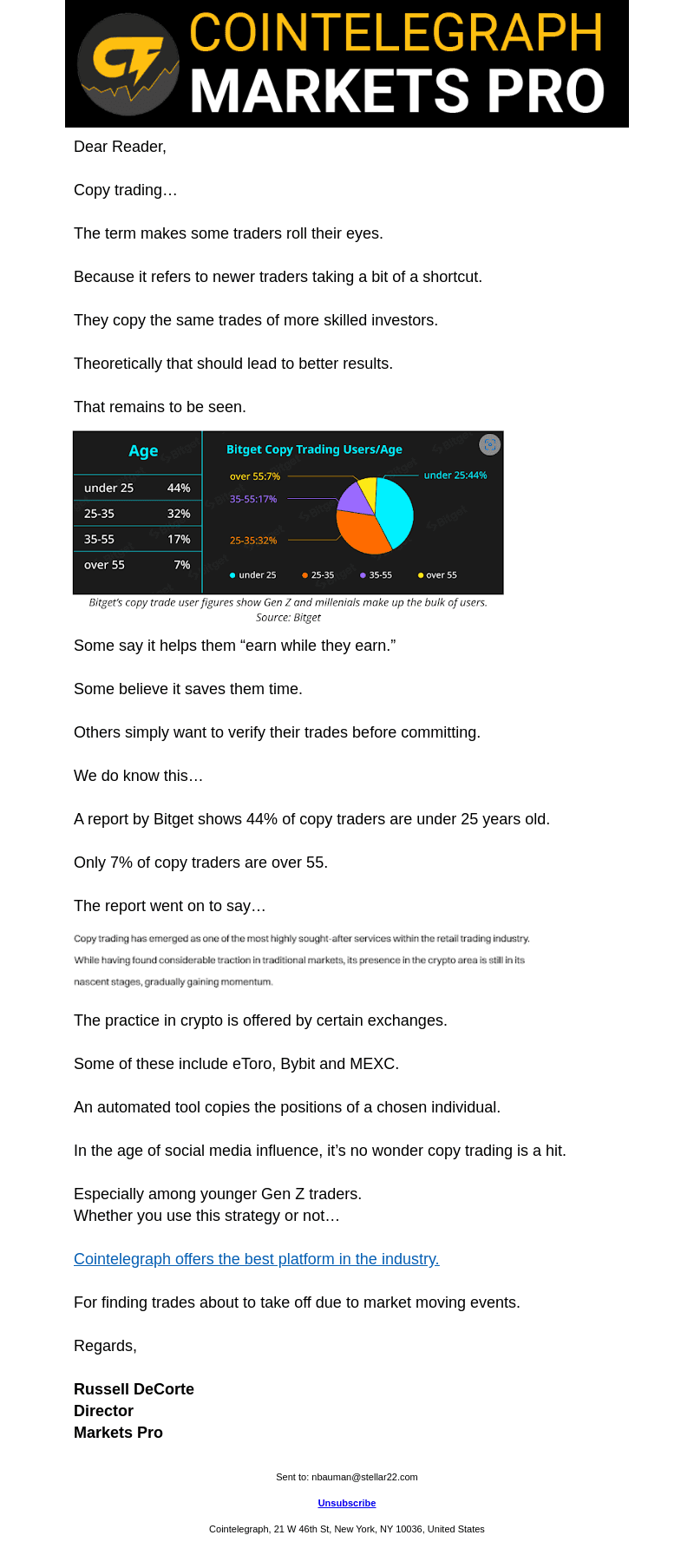 Copy trading by Gen Z