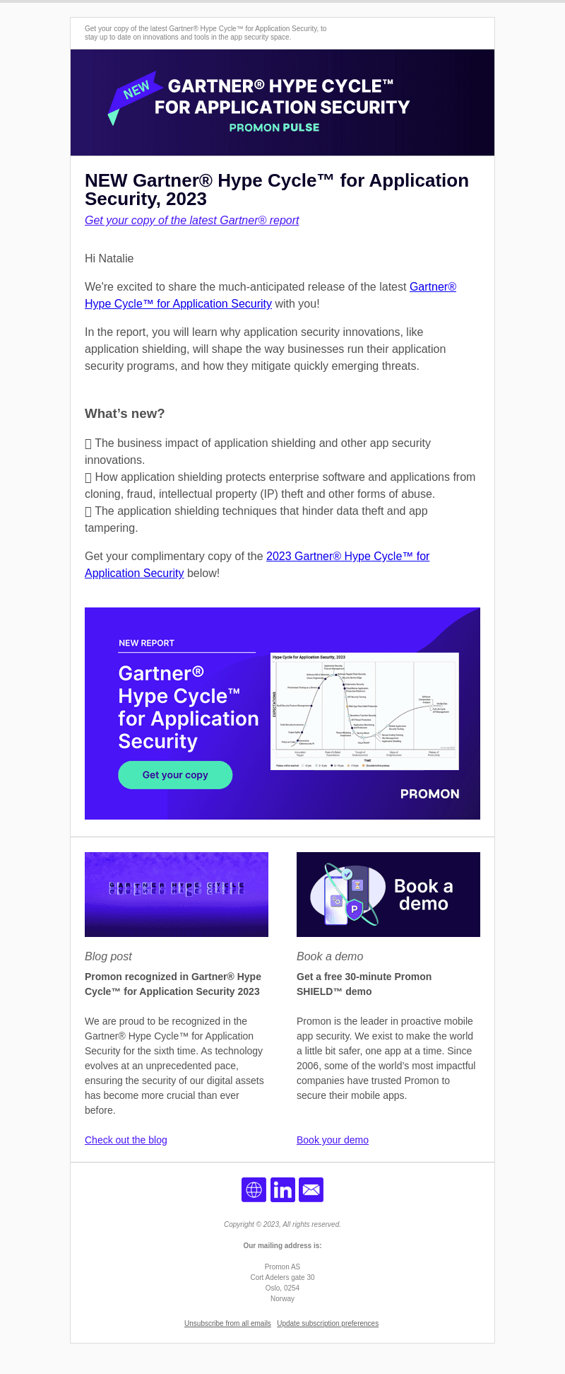 🚨 NEW Gartner® Hype Cycle™ for Application Security 2023 Released!