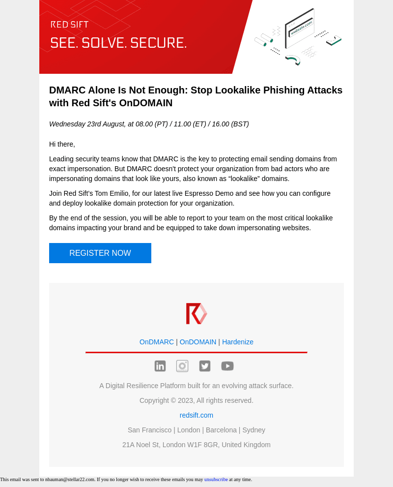 Join our Webinar: DMARC Alone Is Not Enough