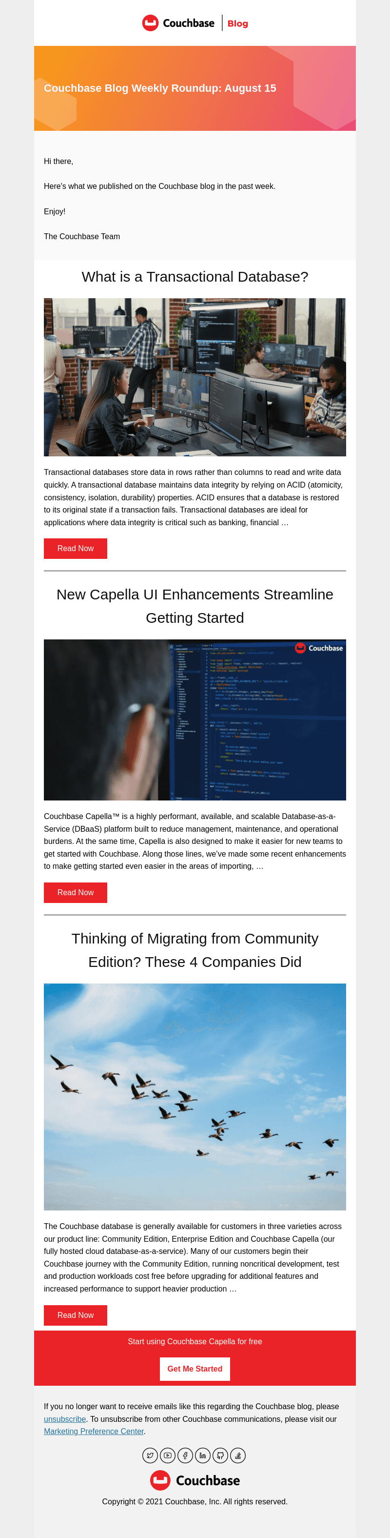 Couchbase Blog Weekly Roundup: August 15