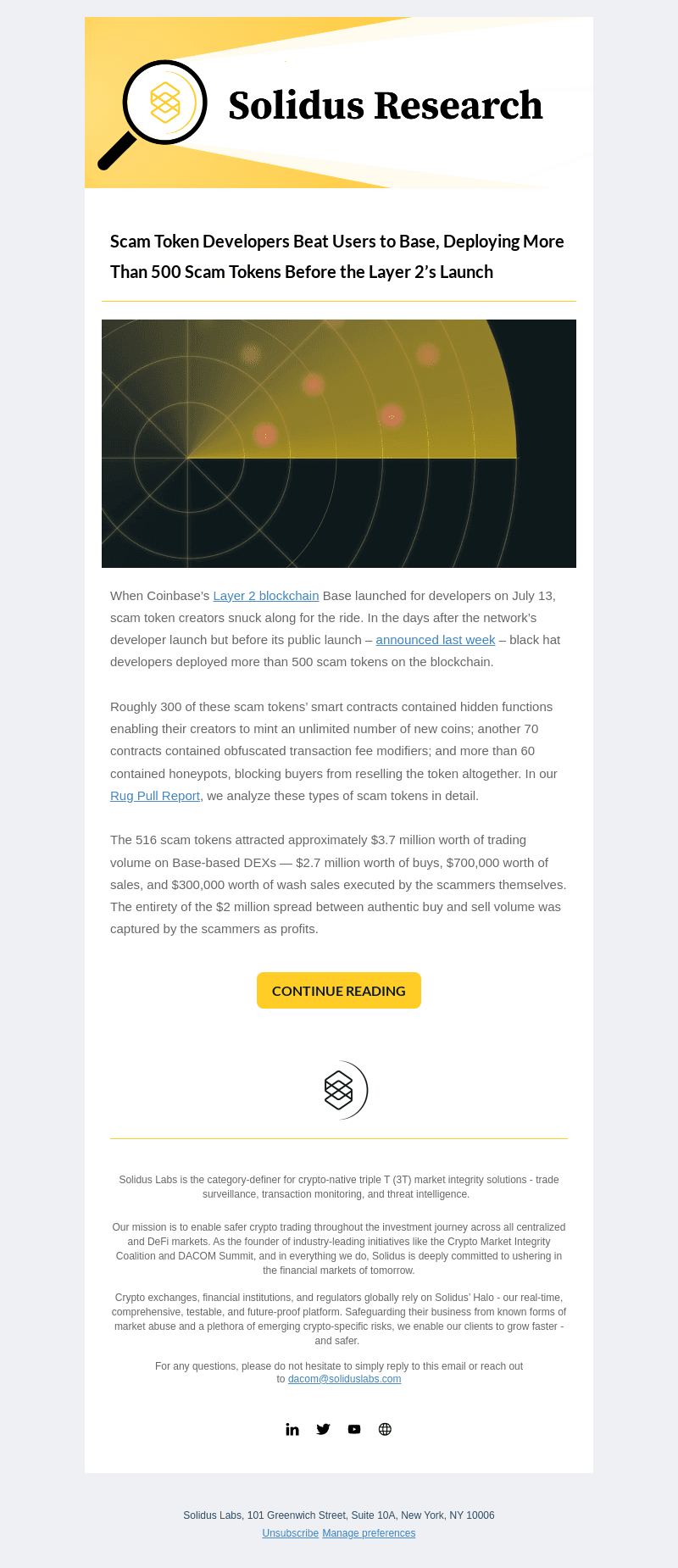 Scam Token Developers Beat Users to Base, Deploying More Than 500 Scam Tokens Before the Layer 2’s Launch