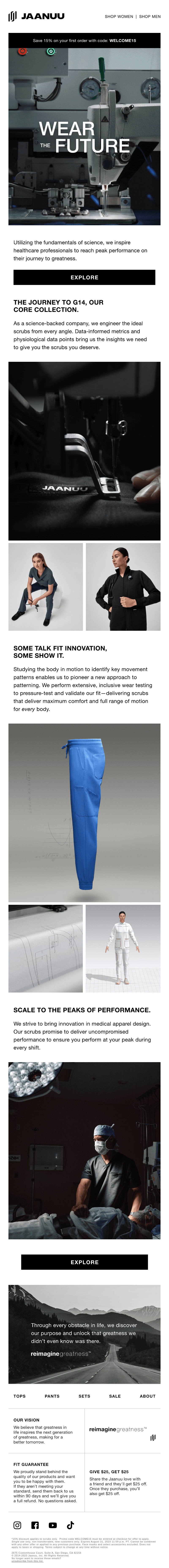 We went back to science to design the future