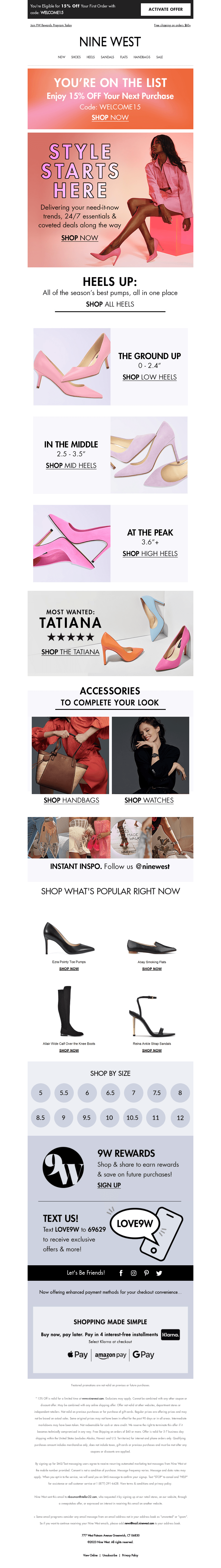 Welcome Back to Nine West! 🥳