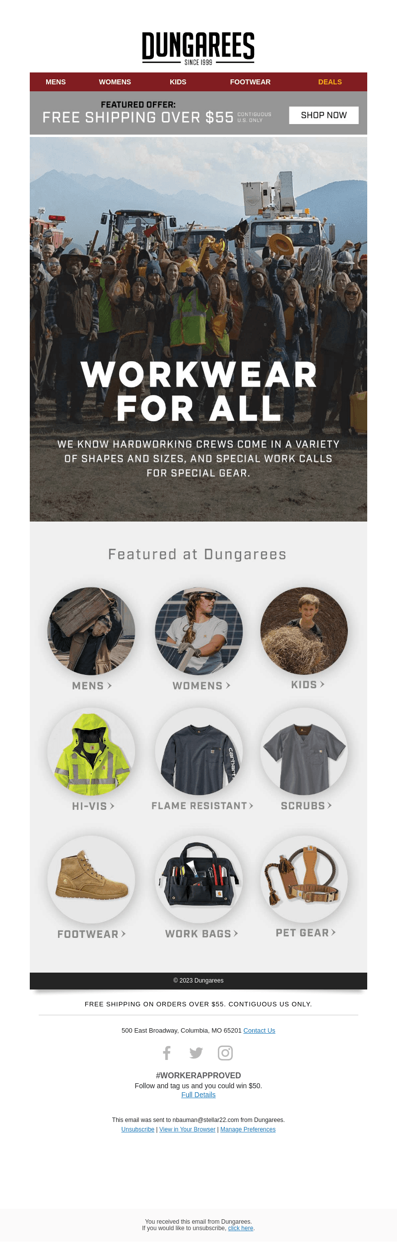 Workwear for everyone!