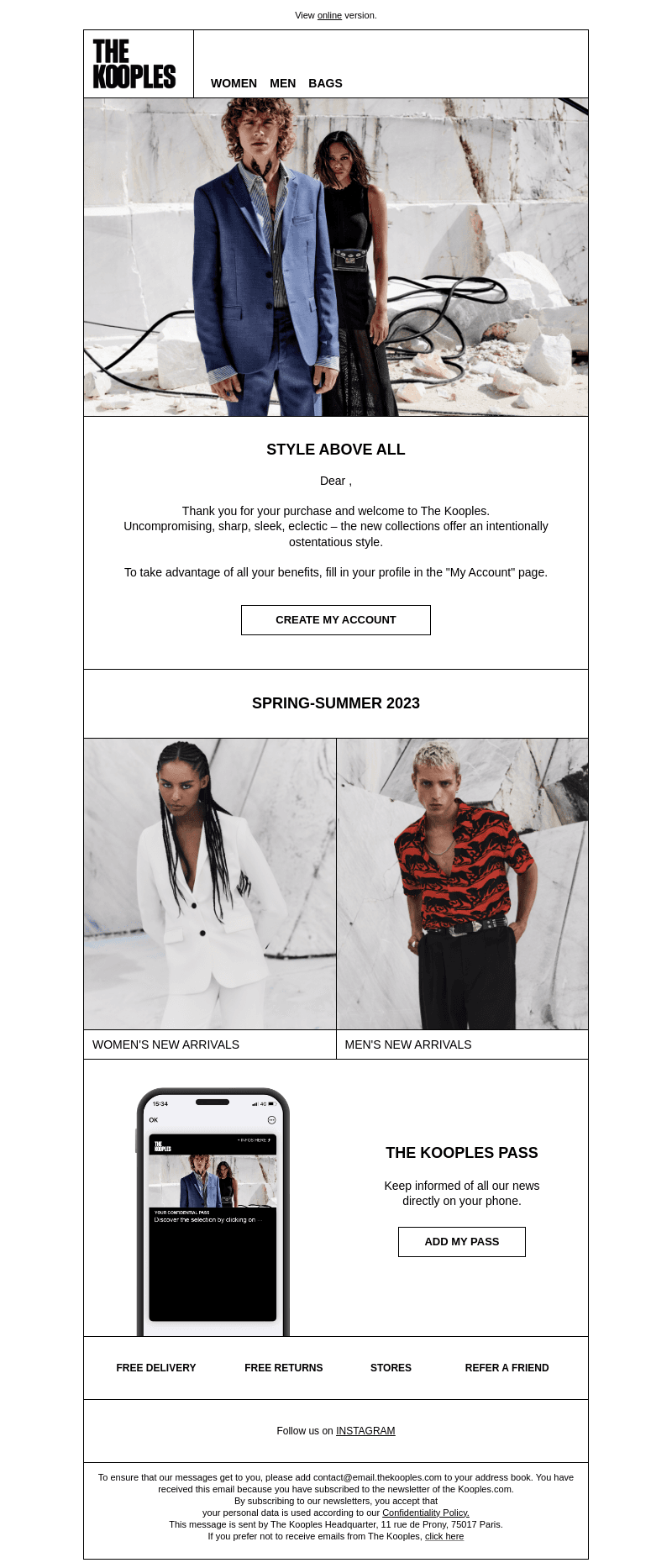 , welcome to The Kooples