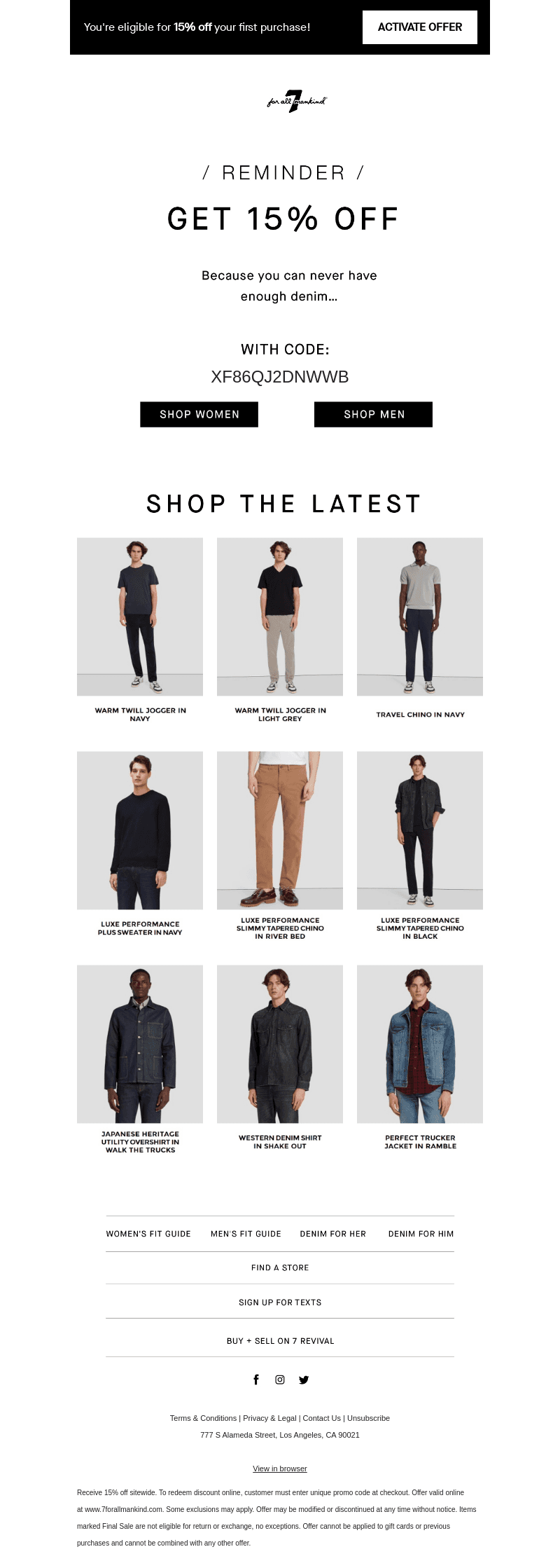 Hi, Don't Forget Your 15% Off