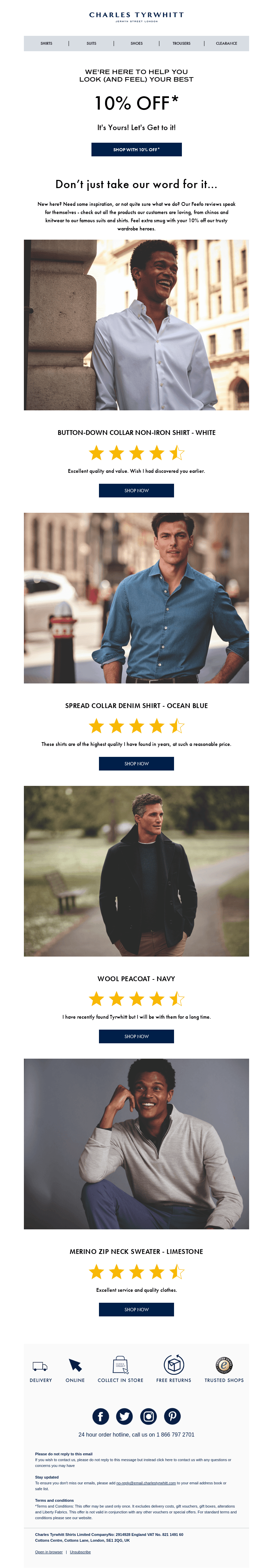 10% Off is Here!