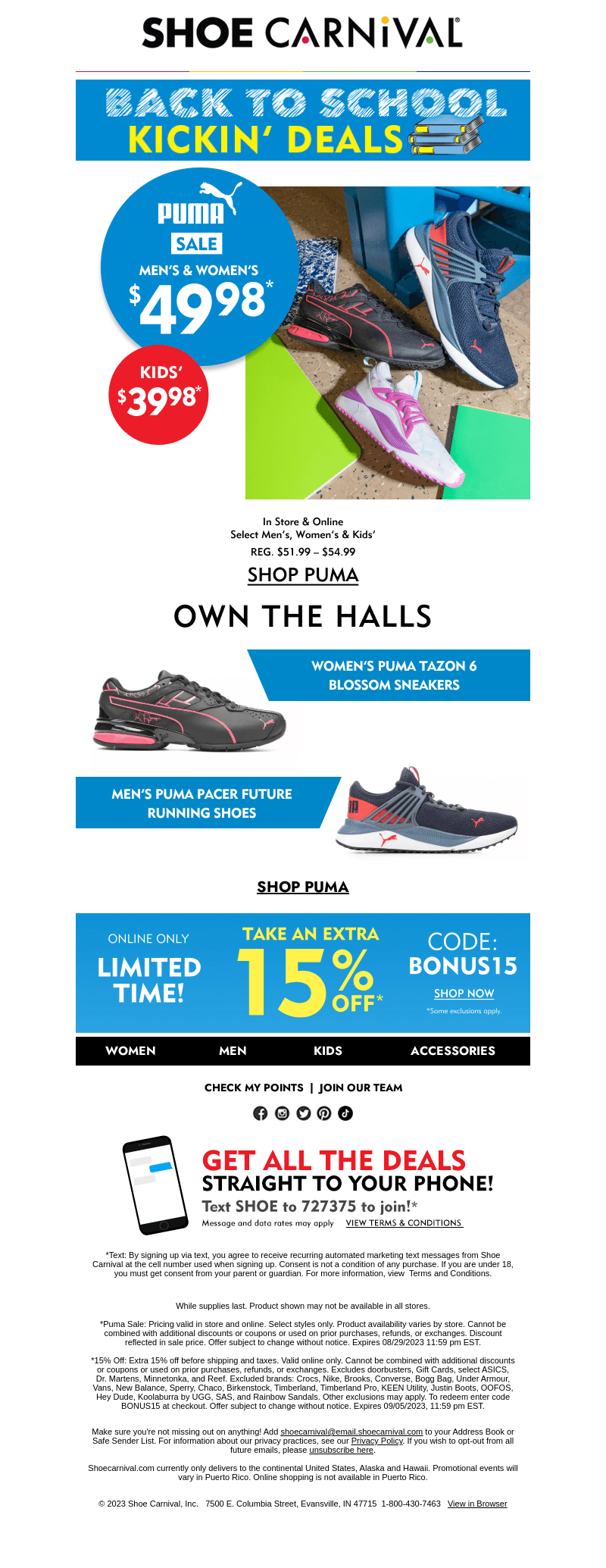 Puma Power, Unbeatable prices