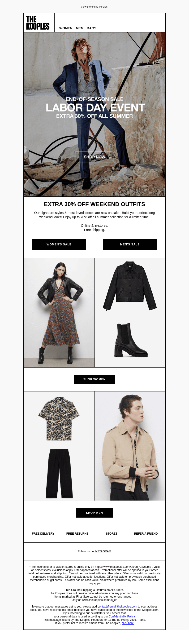 Long Weekend Looks + EXTRA 30% OFF