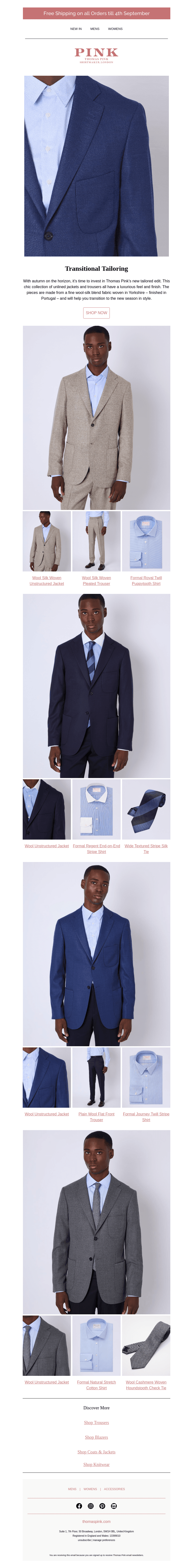 Tailored for Autumn