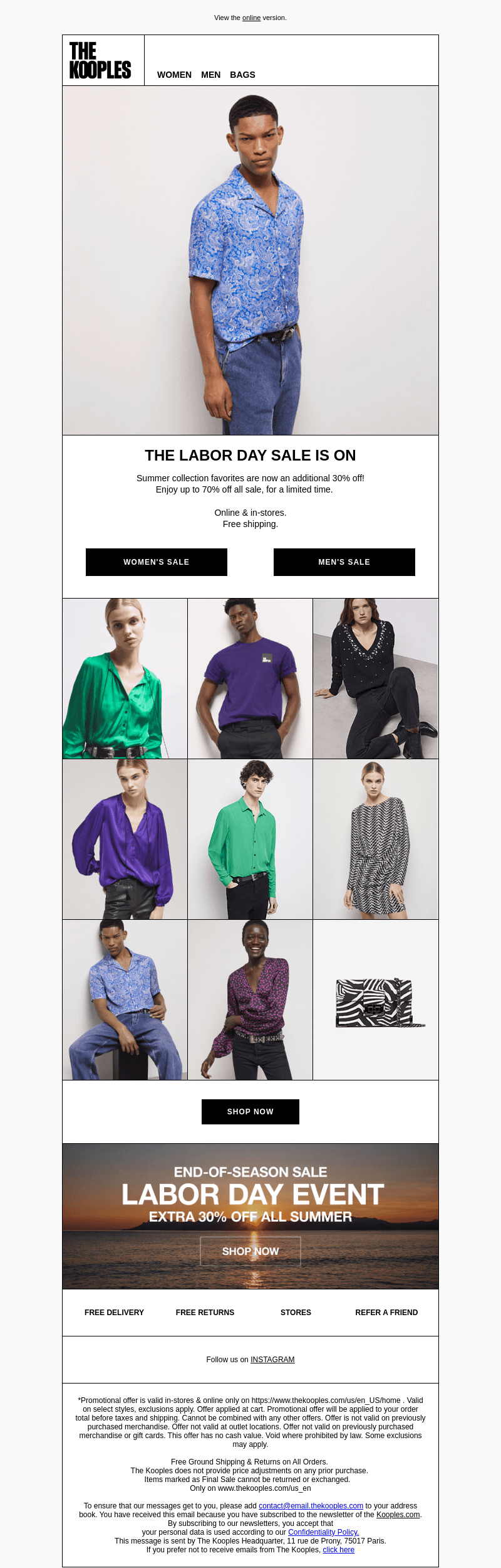 Ready for the Weekend | EXTRA 30% OFF