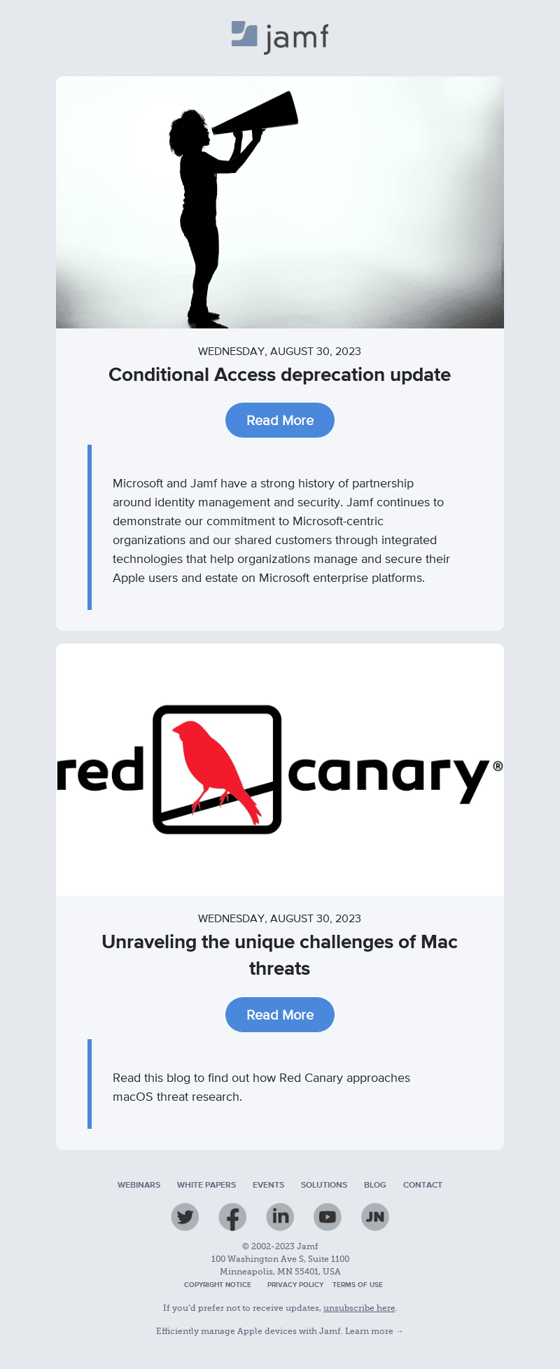 Your Jamf blog summary