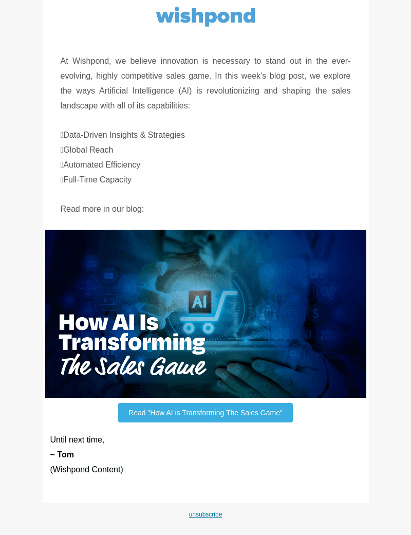 This week: The evolution of sales is here