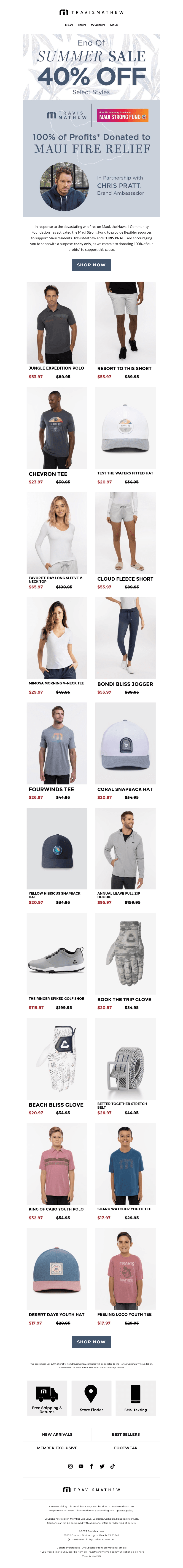 40% Off Starts Now!