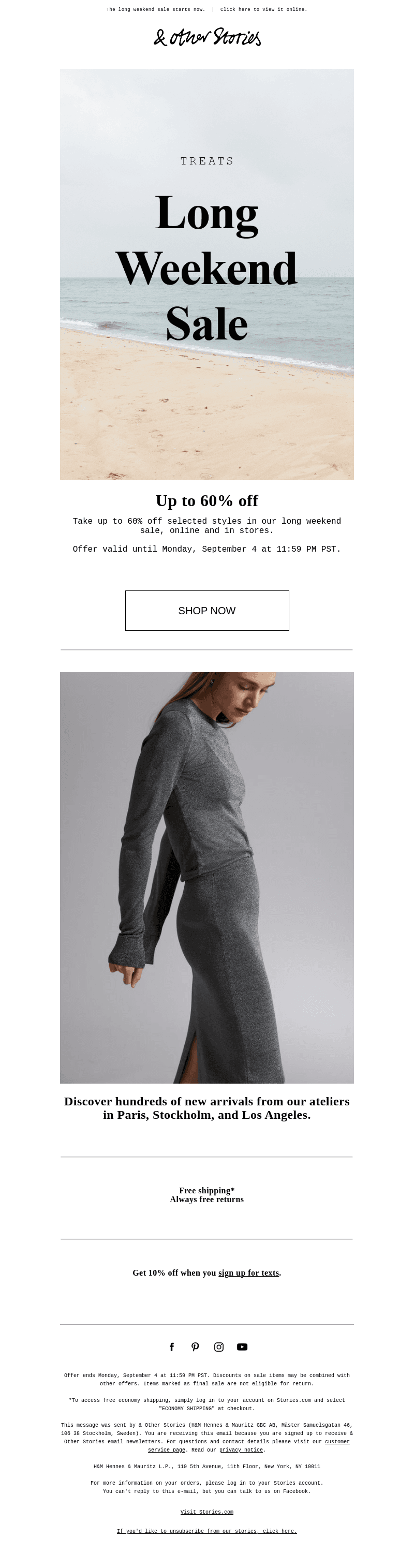 Up to 60% off