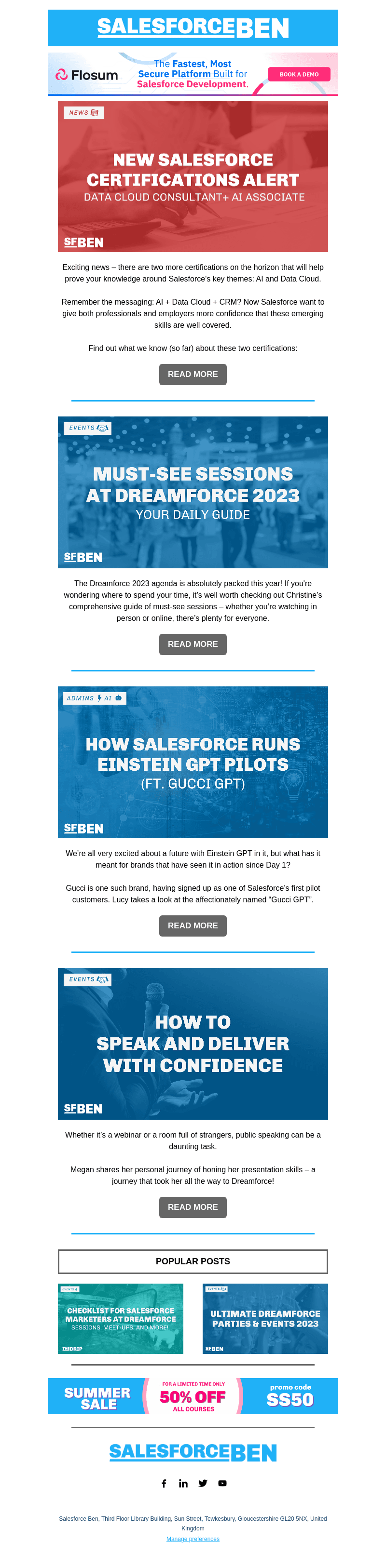 New Certifications Alert 👀 Must-See Dreamforce Sessions
