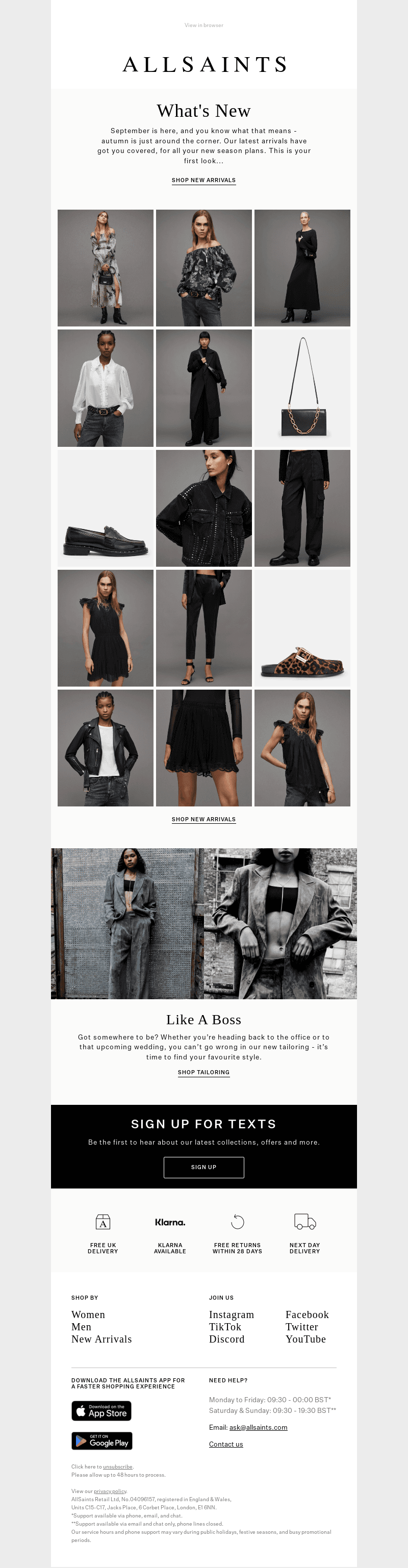 Natalie, your first look at September