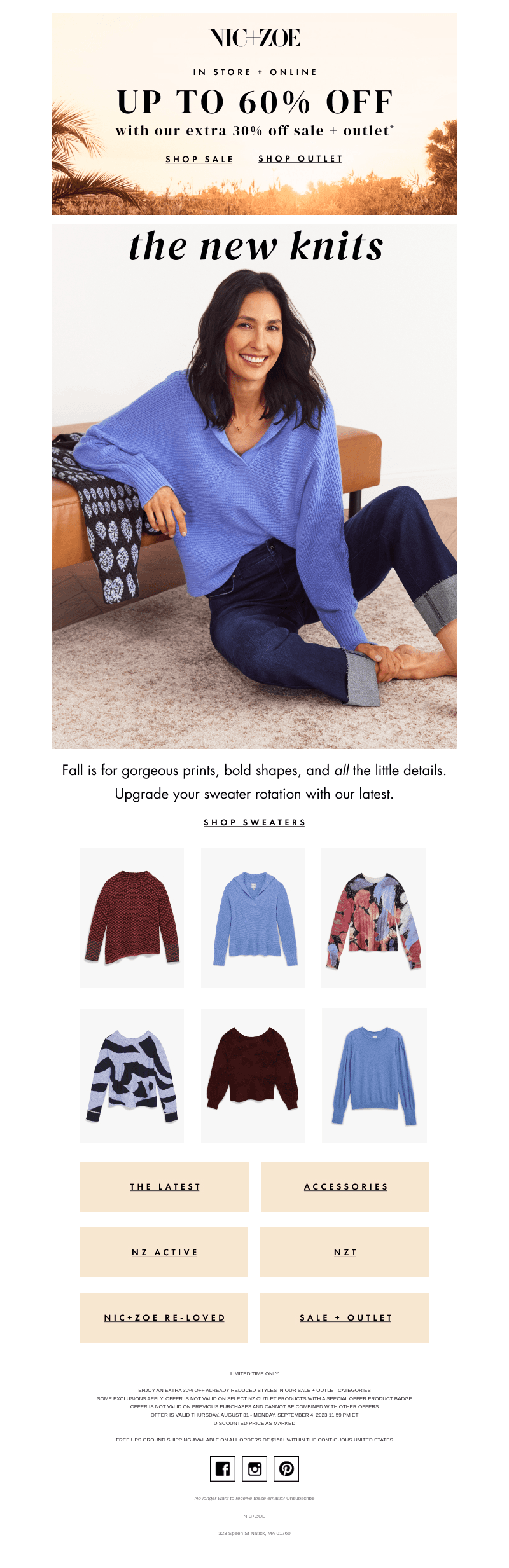 Up to 60% off? Yes, please!