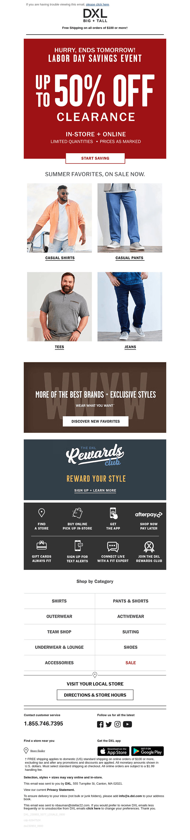 ENDS TOMORROW: Up to 50% OFF!