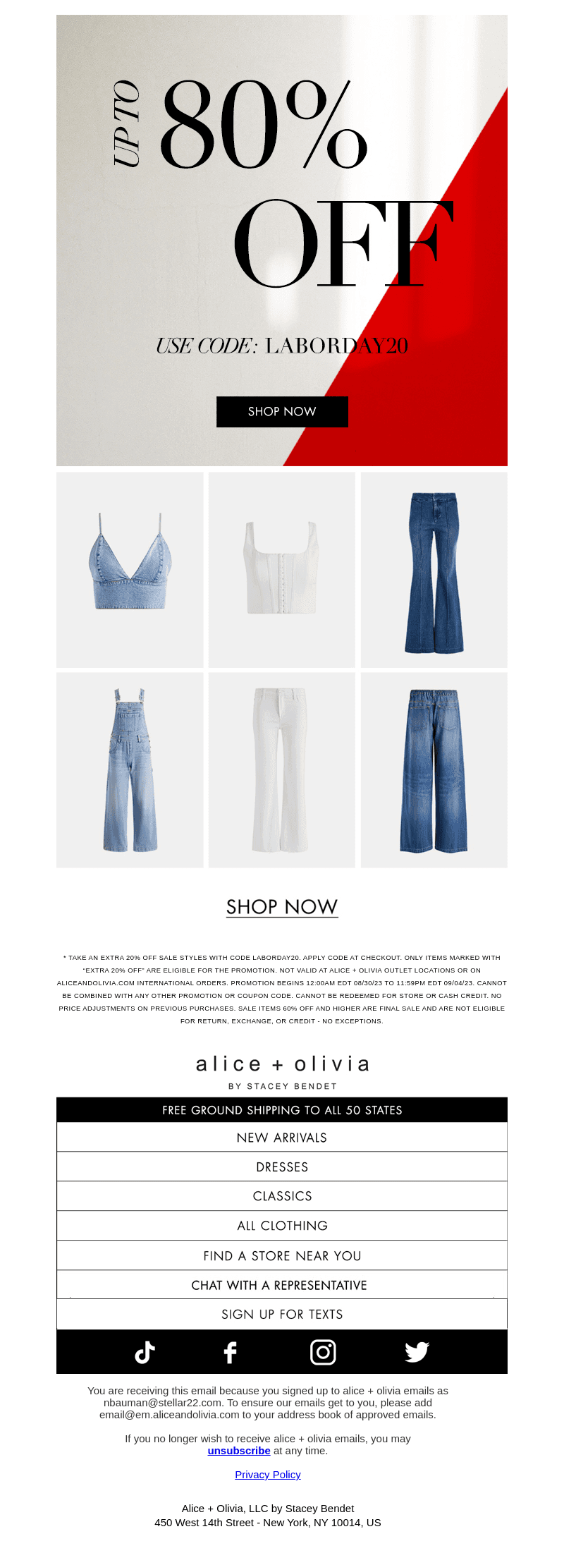 Up To 80% Off - Ends TOMORROW!