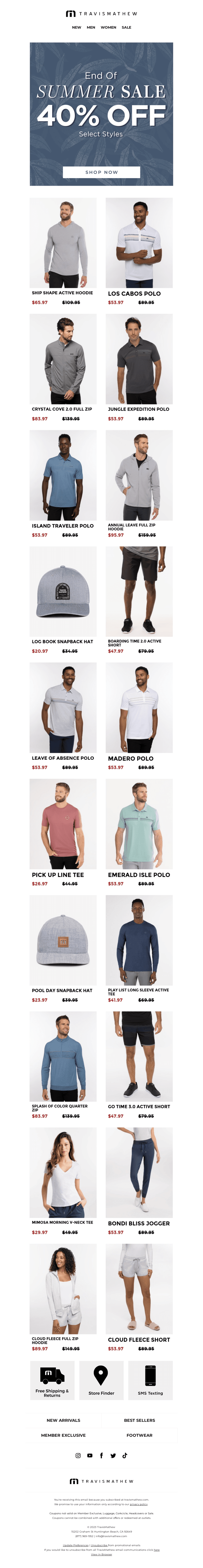 40% Off for Labor Day Weekend!