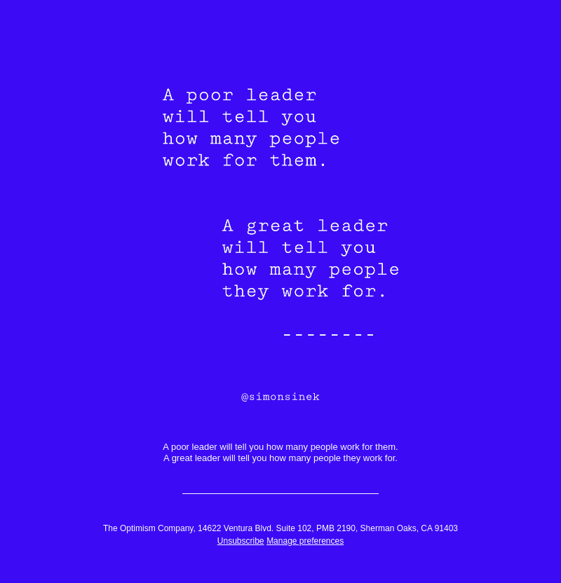 Notes to Inspire