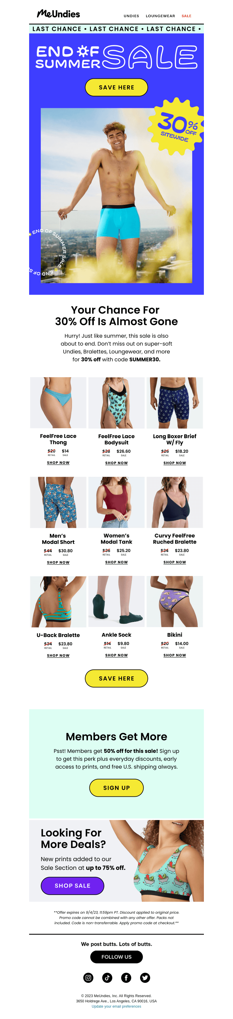 Last Chance For 30% Off