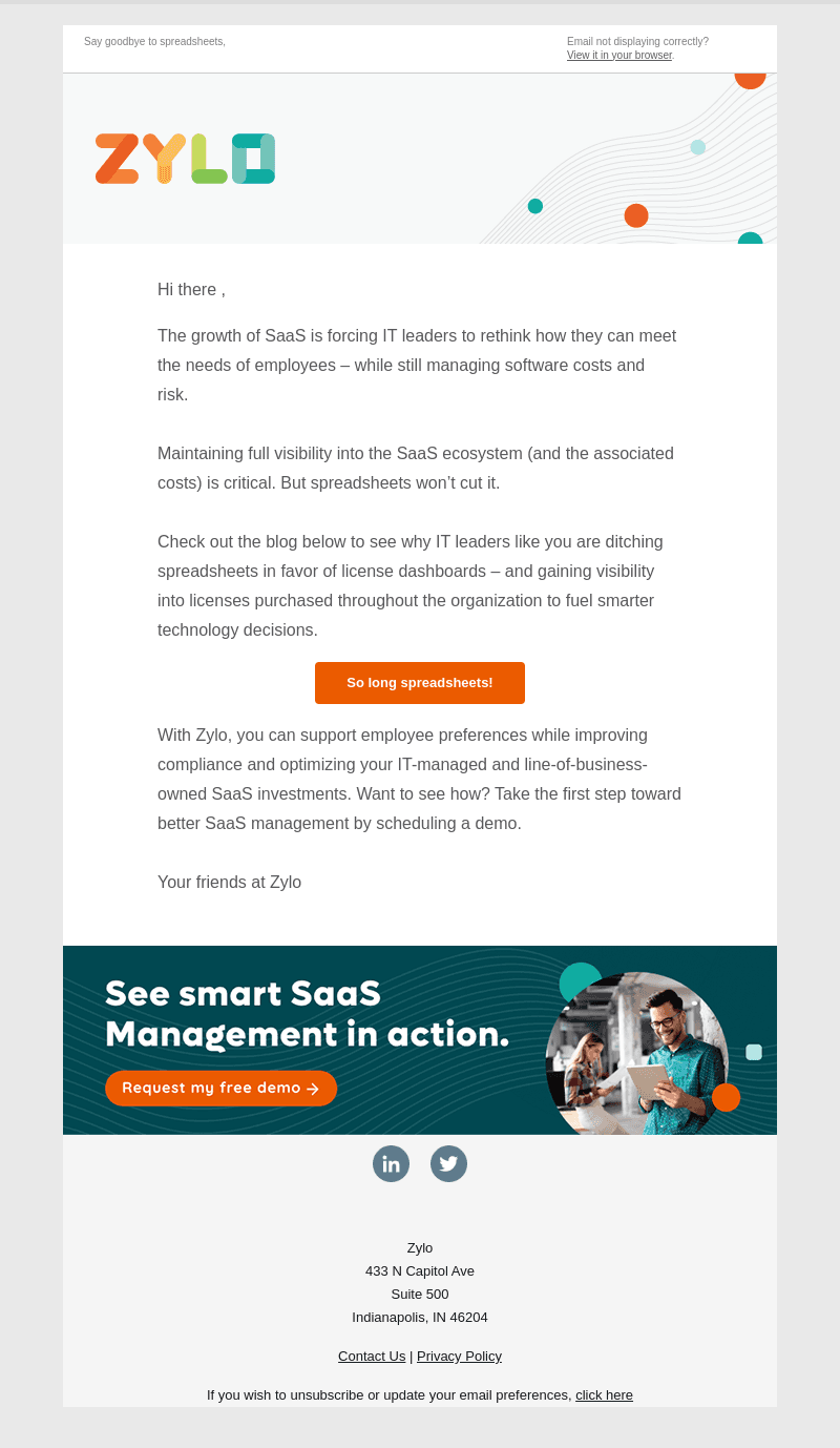 How does your company manage SaaS?