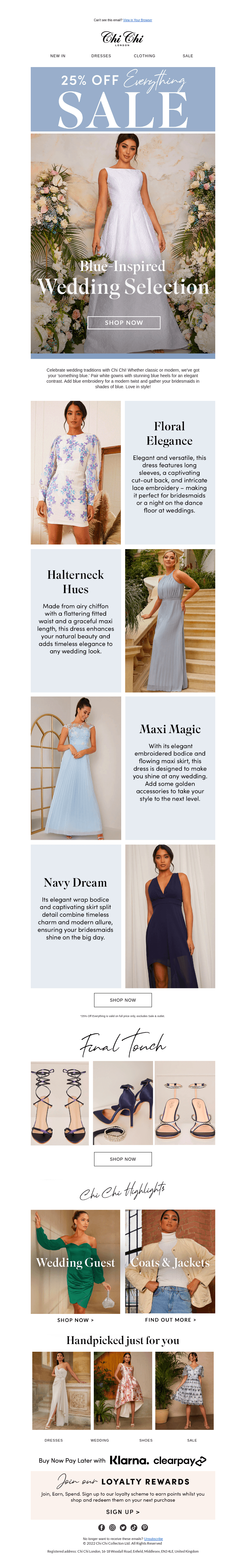 Chi Chi London email from Tue, Sep 5, 2023