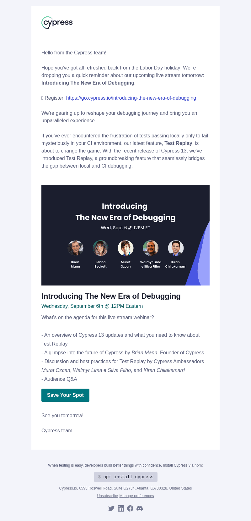 ⏳ Last Chance: Join Us Tomorrow for the Webinar Redefining Debugging!